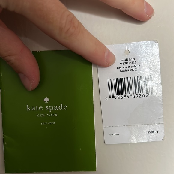 Large black Kate Spade purse - Picture 4 of 4